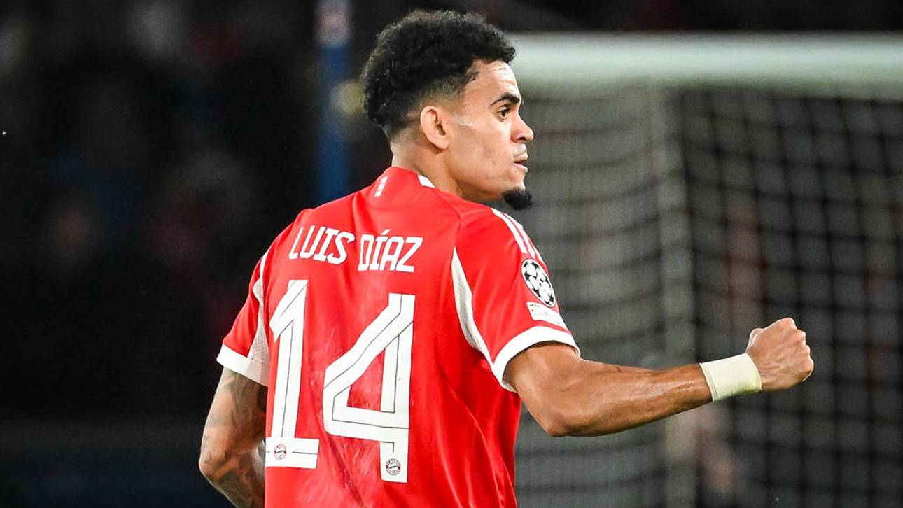 Luis DÌaz steuerte gegen PSG einen wichtigen Treffer bei