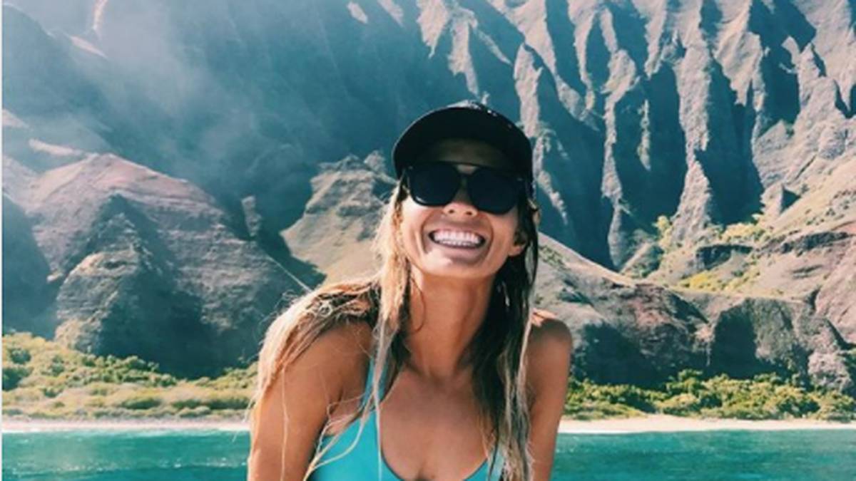Brianna Cope freut sich zurück in der Heimat zu sein. Die Surferin kommt von Kauai, einer der Hauptinseln von Hawaii