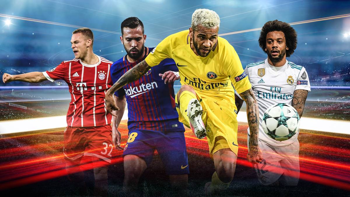 Joshua Kimmich ist auf bestem Weg, beim FC Bayern in die Fußstapfen von Philipp Lahm zu treten. Zur absoluten Weltspitze der Außenverteidiger fehlt ihm aber noch ein Stück. SPORT1 zeigt das Ranking der Außenverteidiger - und kürt einen für manche überraschenden Sieger