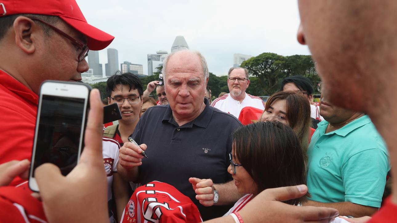 Hoeneß kritisiert Selfie-Wahn