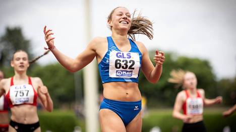 Pauline Richter bei der U18-DM in Mönchengladbach