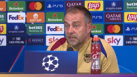 Barça-Trainer Hansi Flick lobt Lamine Yamal vor dem CL-Rückspiel gegen Inter als "Genie". Zudem gibt er Entwarnung bei Robert Lewandowski, der für die Bank bereit sei.