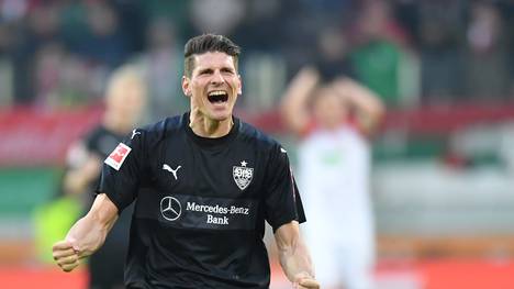 Mario Gomez hat mit dem VfB Stuttgart vorzeitig den Klassenerhalt perfekt gemacht