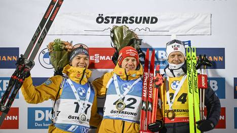 Biathlon-Dominator Johannes Thingnes Bö muss sich gleich zwei Deutschen geschlagen geben