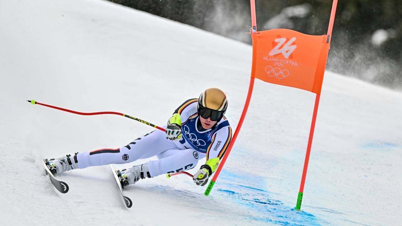 Deutscher Abfahrer reagiert geknickt