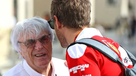 Bernie Ecclestone (l.) fordert eine Änderung bei Ferrari