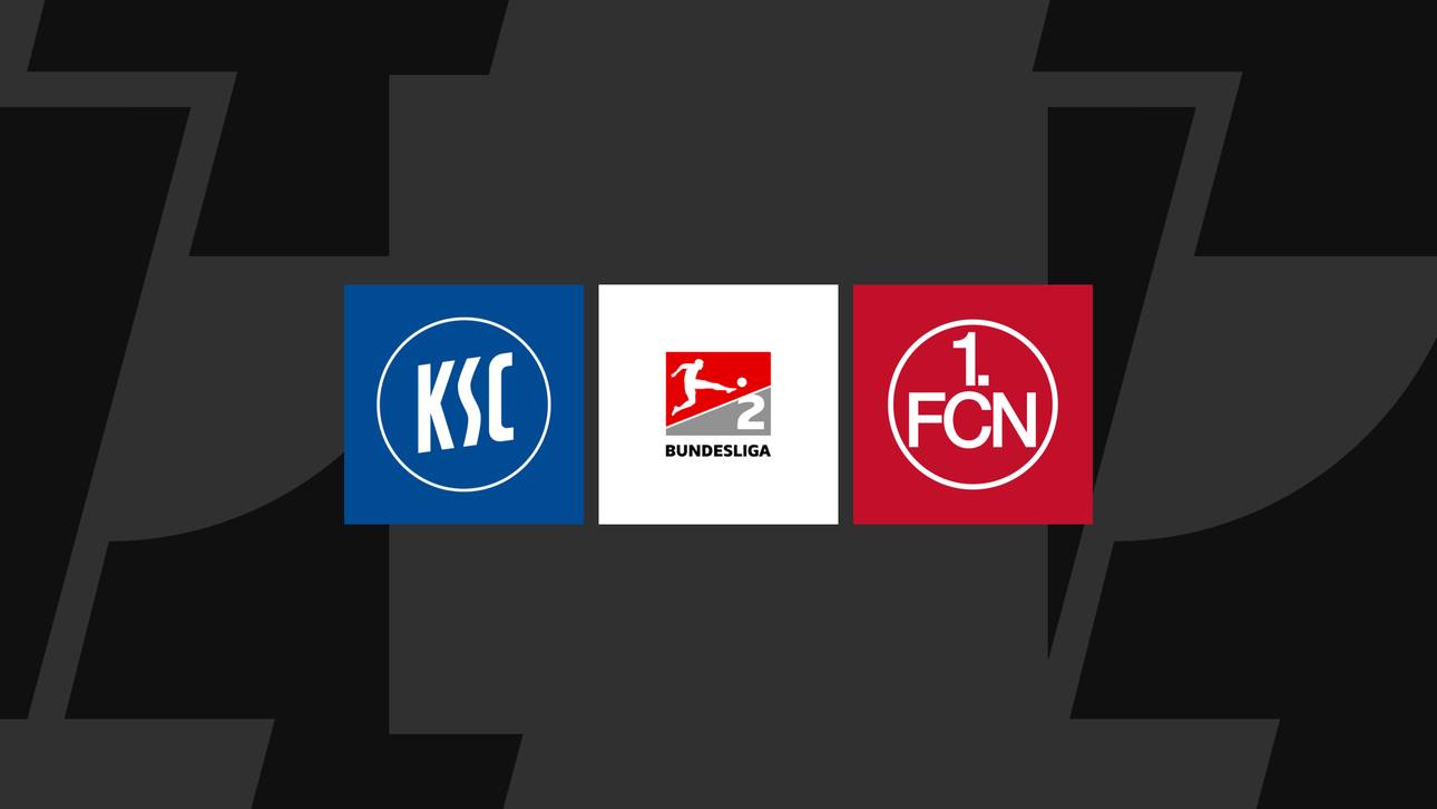 2. Bundesliga heute: KSC gegen Nürnberg