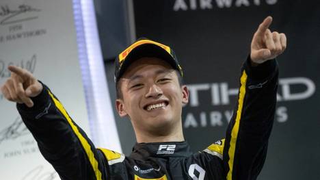 Zhou Guanyu gewinnt das Formel 2-Rennen in Bahrain