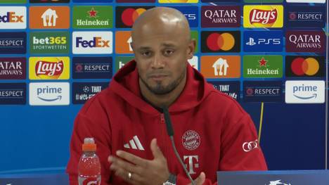 Wenn man auf die Tabelle der Königsklasse schaut, sieht es für die Bayern nicht sehr gut aus. Trainer Vincent Kompany lässt sich trotzdem nicht beirren. 