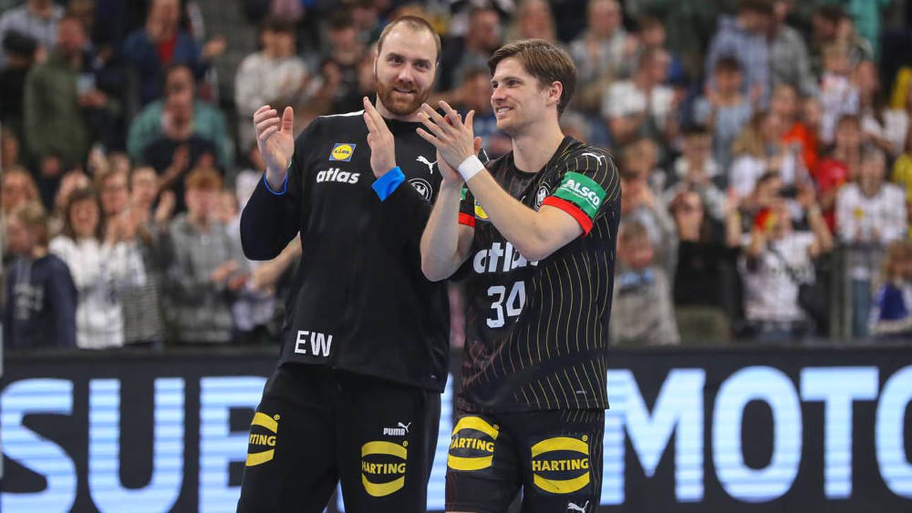 Andreas Wolff (l.) und Rune Dahmke warnen vor der harten Spielart der Portugiesen