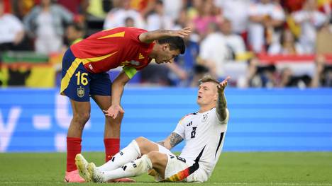 Rodri hat mit Spanien das EM-Viertelfinale gegen Toni Kroos und Deutschland gewonnen