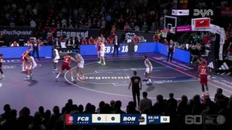 Spiel Highlights zu FC Bayern München Basketball - Telekom Baskets Bonn