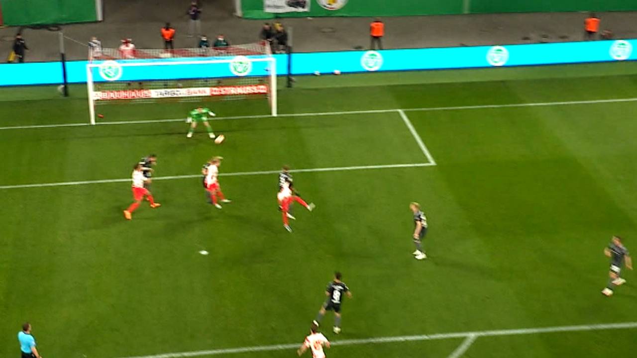 RB Leipzig kämpft sich ins Pokalfinale