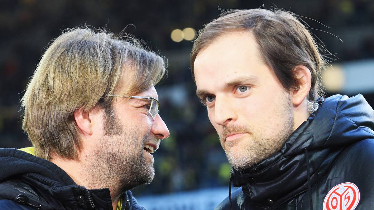 DIREKTE DUELLE: Tuchel und Klopp trafen bisher 14 Mal aufeinander. Die Bilanz spricht klar für Klopp. Bei neun Niederlagen gelang es Tuchel erst zweimal, Klopp zu bezwingen. Doch das letzte Aufeinandertreffen im November entschied Tuchel mit 2:1 für sich