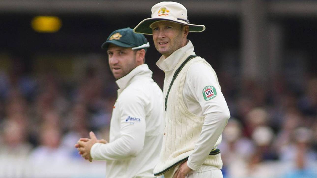 Phillip Hughes (links) und Michael Clarke waren Kollegen und Freunde