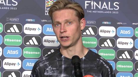 Die Niederlande musste im Halbfinale der UEFA Nations League eine bittere 2:4-Niederlage gegen Kroatien hinnehmen. Mittelfeldspieler Frenkie de Jong lobte einen physisch starken Gegner.