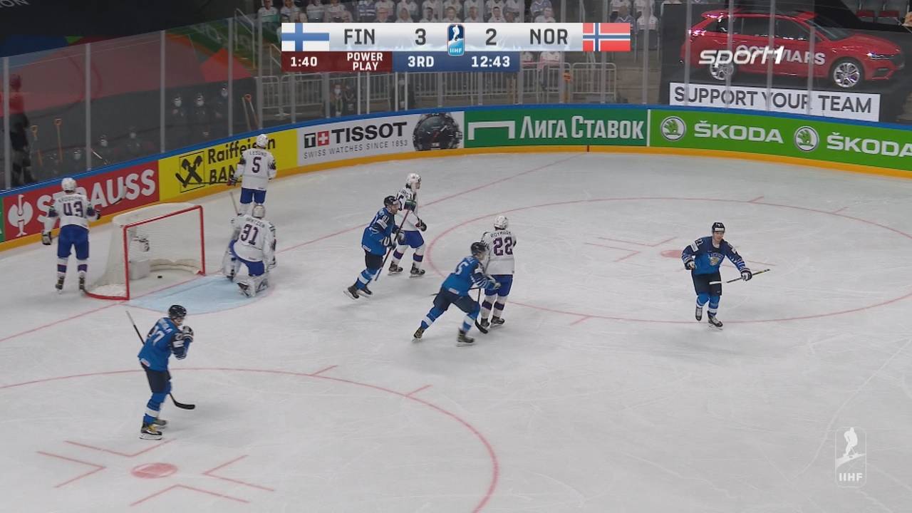 Eishockey-WM: Finnland - Norwegen (5:2): Tore und Highlights im Video