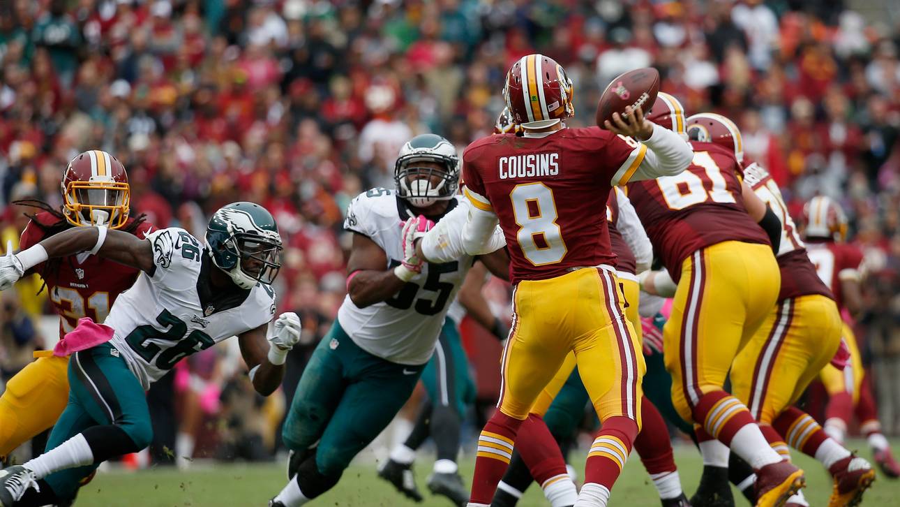 Eagles bitten Redskins zum Showdown