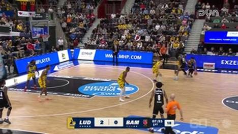 Spiel Highlights zu MHP RIESEN Ludwigsburg - BMA365 Bamberg Baskets