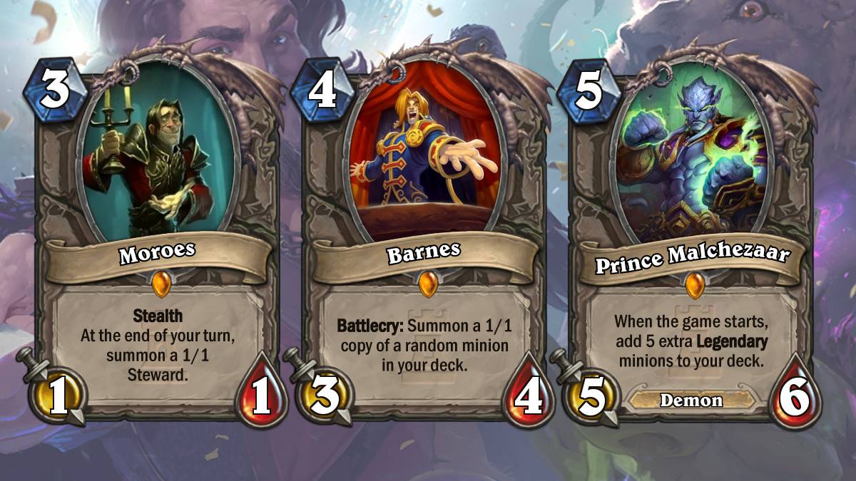 Moroes, Barnes und Prince Malchezaar sind die neuen Legendarys.