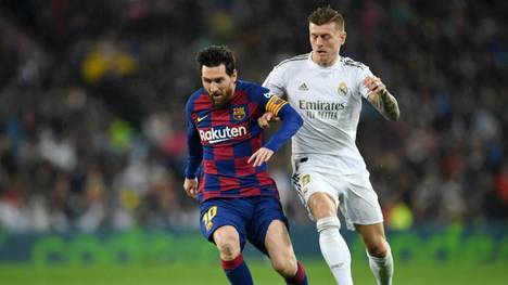 Real-Star Toni Kroos hätte nichts gegen einen möglichen Abschied von Lionel Messi bei Barca. 