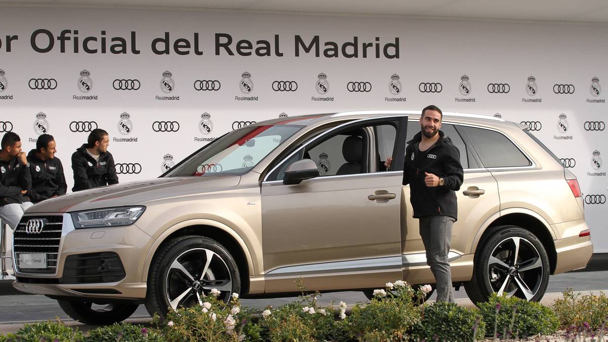 Dani Carvajal - Audi Q7 Sport 3.0 TDI, Karatbeige, 272 PS, Beschleunigung 0-100 km/h in 6,1 s  