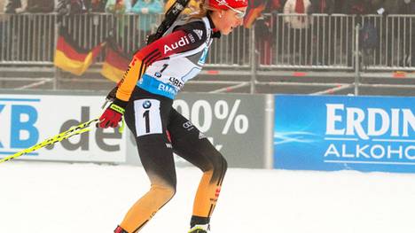 Franziska Preuß zeigte in Oberhof eine gute Leistung