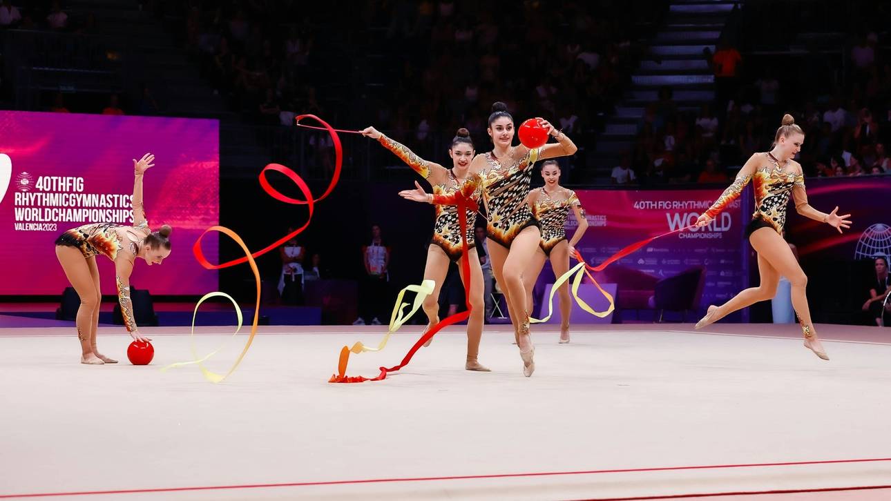 Gymnastik-WM in Valencia: Deutsche Gruppe Achte im Mehrkampf