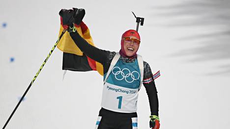 Laura Dahlmeier sicherte sich bereits zwei Goldmedaillen bei den Olympischen Spielen