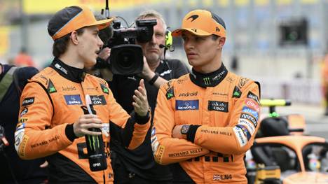 Oscar Piastri und Lando Norris geben sich versönlich