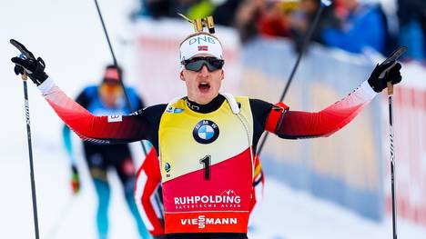 IBU Biathlon World Cup - Men's and Women's Mass Start: Johannes Thingnes Bö aus Norwegen