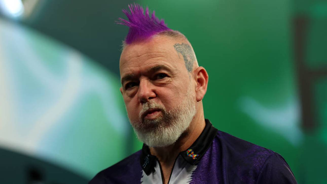 Peter Wright nach seiner Niederlage gegen Arno Merk