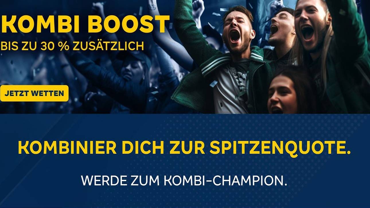 Sicher dir den 30% Kombi-Boost Wettbonus von Merkur Bets