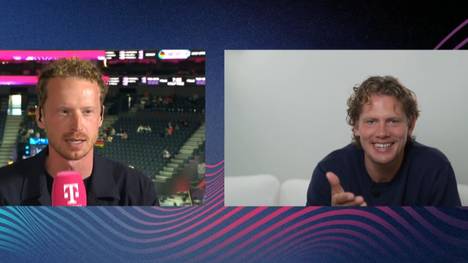 MagentaSport-Experte Moritz Wagner staunt in der Halbzeitanalyse über seinen Bruder Franz und einen neuen Move im Spiel gegen Großbritannien bei der FIBA EuroBasket 2025.