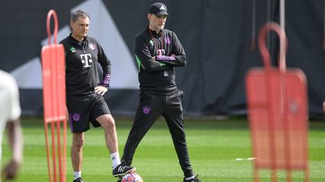 Michels (l.) mit Thomas Tuchel