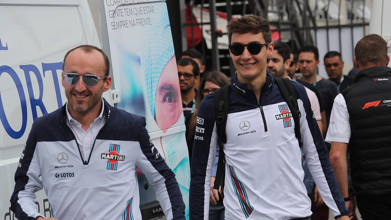 Williams: Robert Kubica (l.) und George Russell