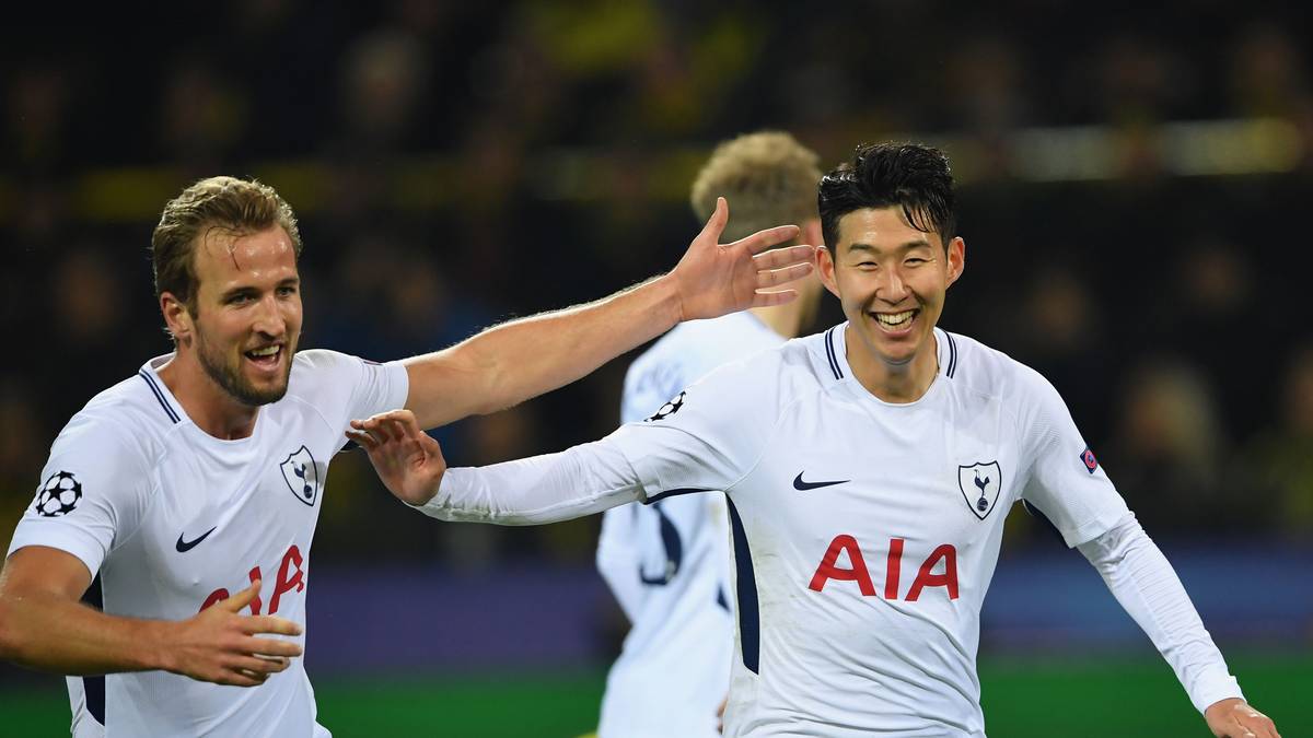 Das Team um Sturmtank Harry Kane (li.) und Ex-Leverkusen-Star Heung-Min Son schwächelt allerdings etwas in der Liga, ist dort derzeit nur Sechster. K.o.-Wahrscheinlichkeit: 40 Prozent