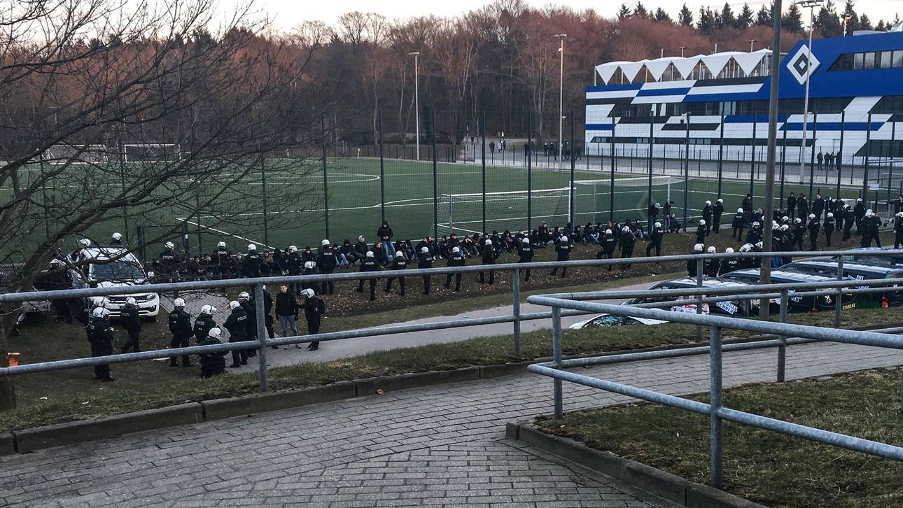 Mehrere Verletzte bei HSV-Randalen