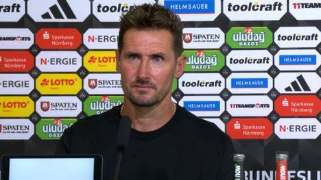 Mohamed Zomas Zukunft beim 1. FC Nürnberg ist weiterhin ungewiss. Nach dem Dreierpack gegen Dynamo Dresden spricht Trainer Miroslav Klose über seinen Stürmer.