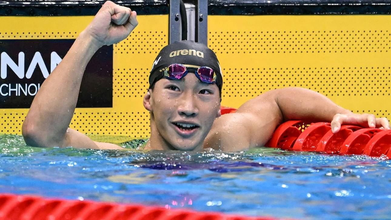 Neuer Weltrekord: Schwimm-Teenager verzaubert Japan