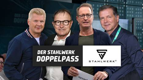 Sendung verpasst? Der STAHLWERK Doppelpass vom 31.03.2024 mit Weltmeister aus dem Jahr 1990: Andreas Möller und Ewald Lienen.