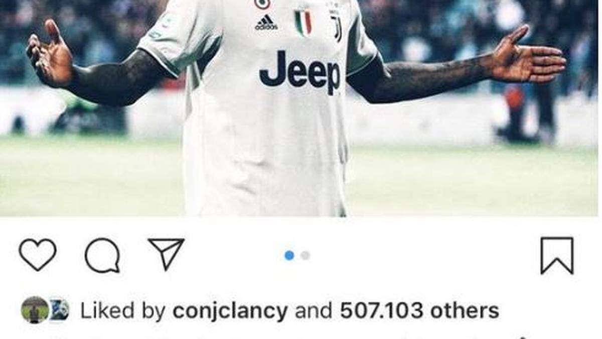 Mario Balotelli unterstützte Moise Kean mit seinem Kommentar bei Instagram