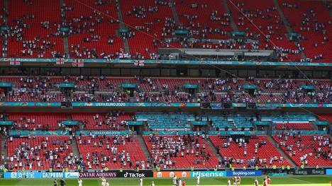 Auf der Tribüne des Wembley-Stadions ereignete sich offenbar ein Drama