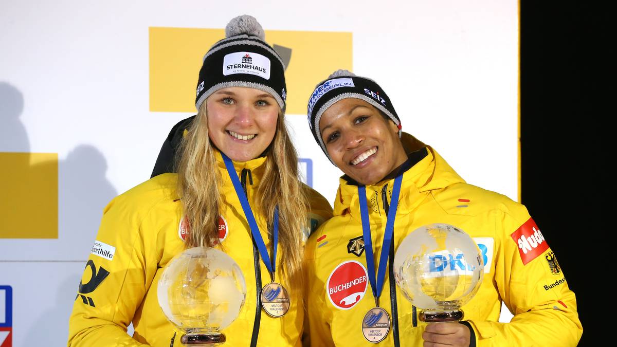 BOB - MARIAMA JAMANKA (Pilotin, r.), LISA BUCKWITZ (Anschieberin, l.), ANN-CHRISTIN STRACK (Ersatz-Anschieberin): Medaillenkandidaten