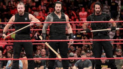Dean Ambrose, Roman Reigns und Seth Rollins (v.l.) bilden bei WWE The Shield