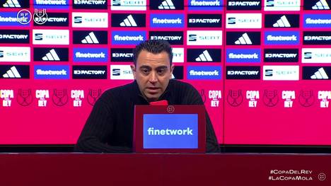 Ousmane Dembélé schießt den FC Barcelona mit dem Siegtreffer zum 1:0 gegen Real Sociedad ins Halbfinale der Copa del Rey. Trainer Xavi hält ihn auf seiner Position für einen der Besten der Welt.