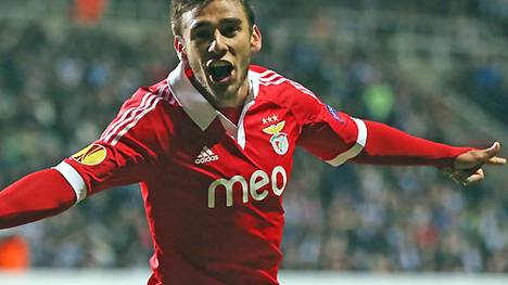 Eduardo Salvio erzieltee das 3:0 für Benfica Lissabon