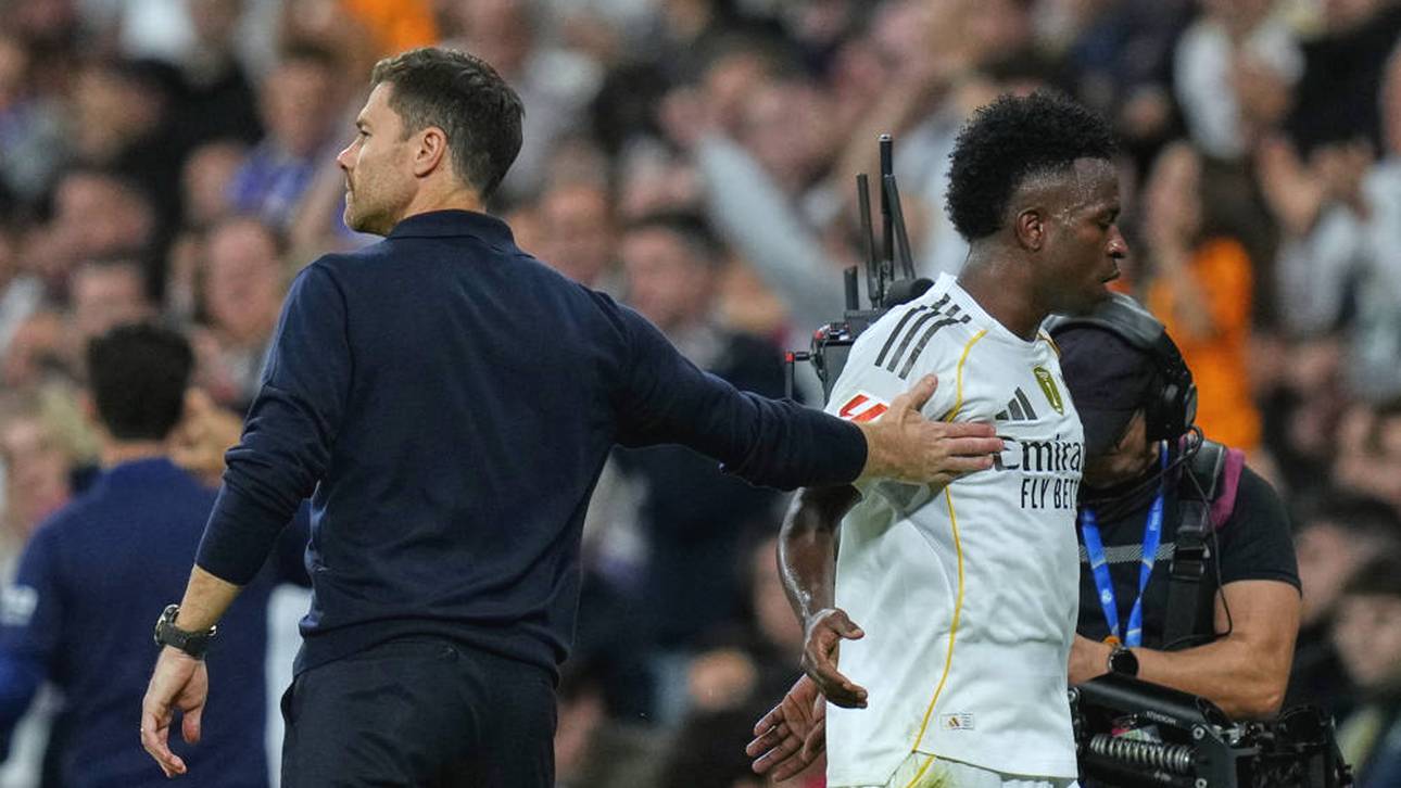 Xabi Alonso und Vinícius sind offenbar nicht auf einer Wellenlänge