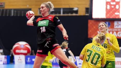 Mia Zschocke und die deutschen Handball-Frauen sind gegen Frankreich gefordert