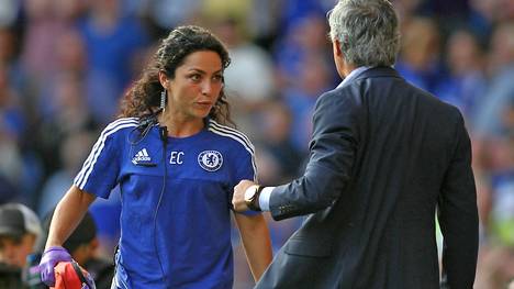 Eva Carneiro und Jose Mourinho während des Eklats im September 